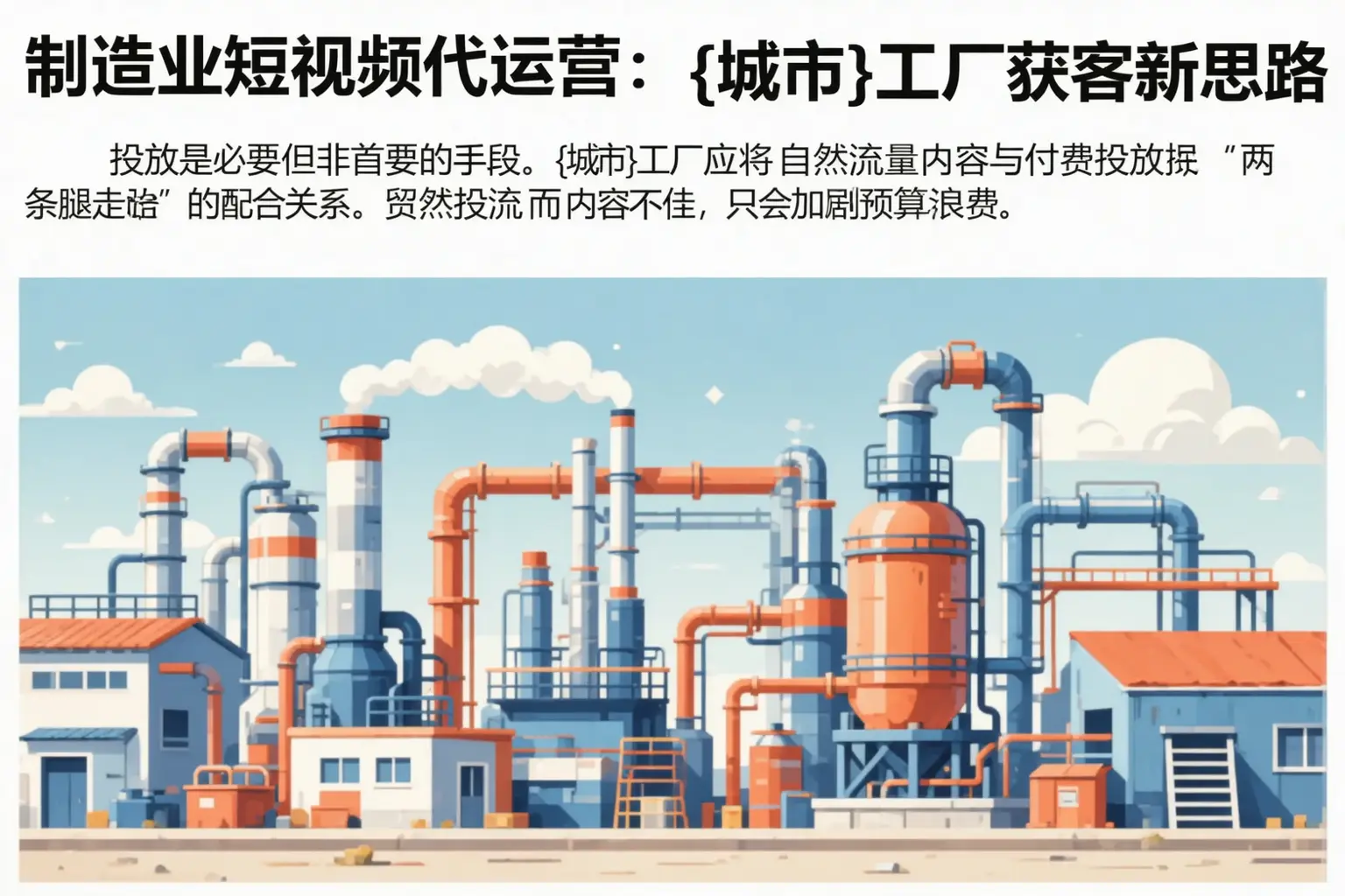 制造业短视频代运营：塔河工厂获客新思路
