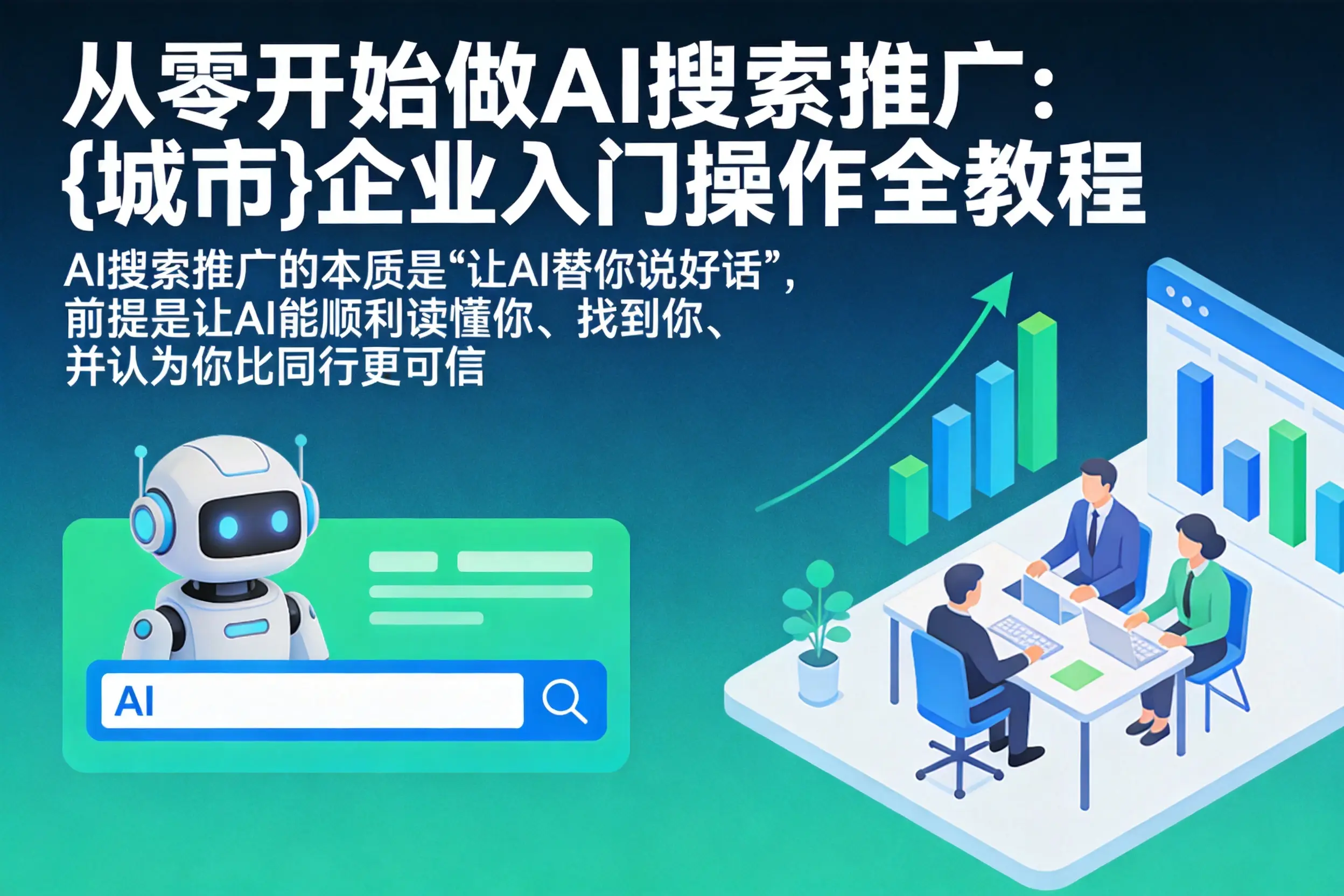 从零开始做AI搜索推广：塔河企业入门操作全教程
